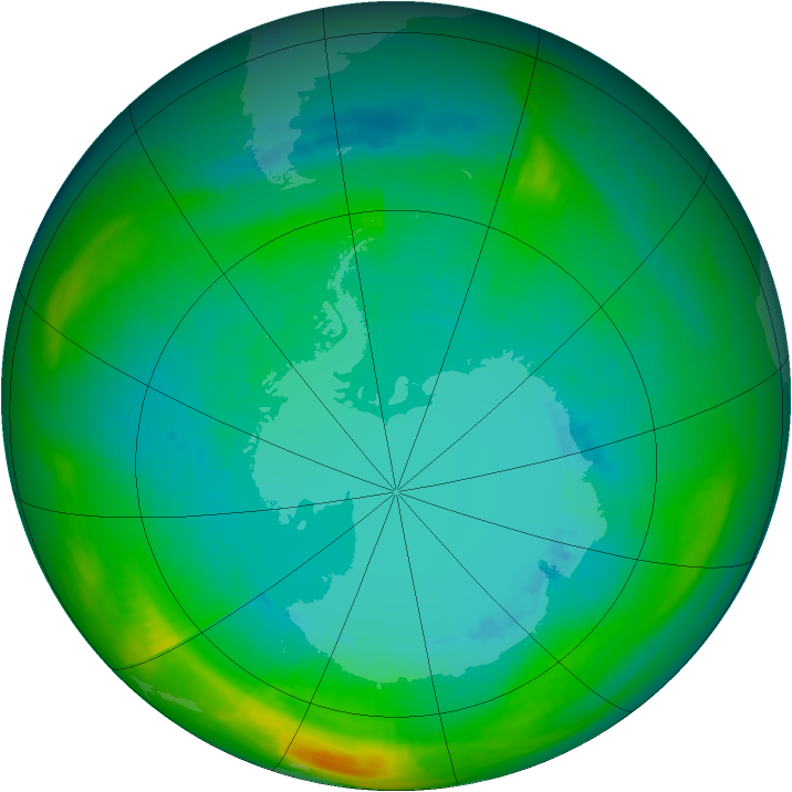 Ozone Map 1981-08-20